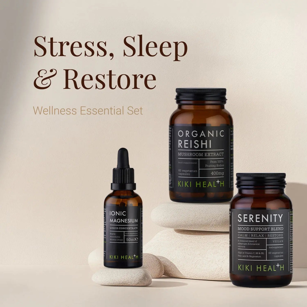 KIKI Health Sleep, Stress + Restore Set