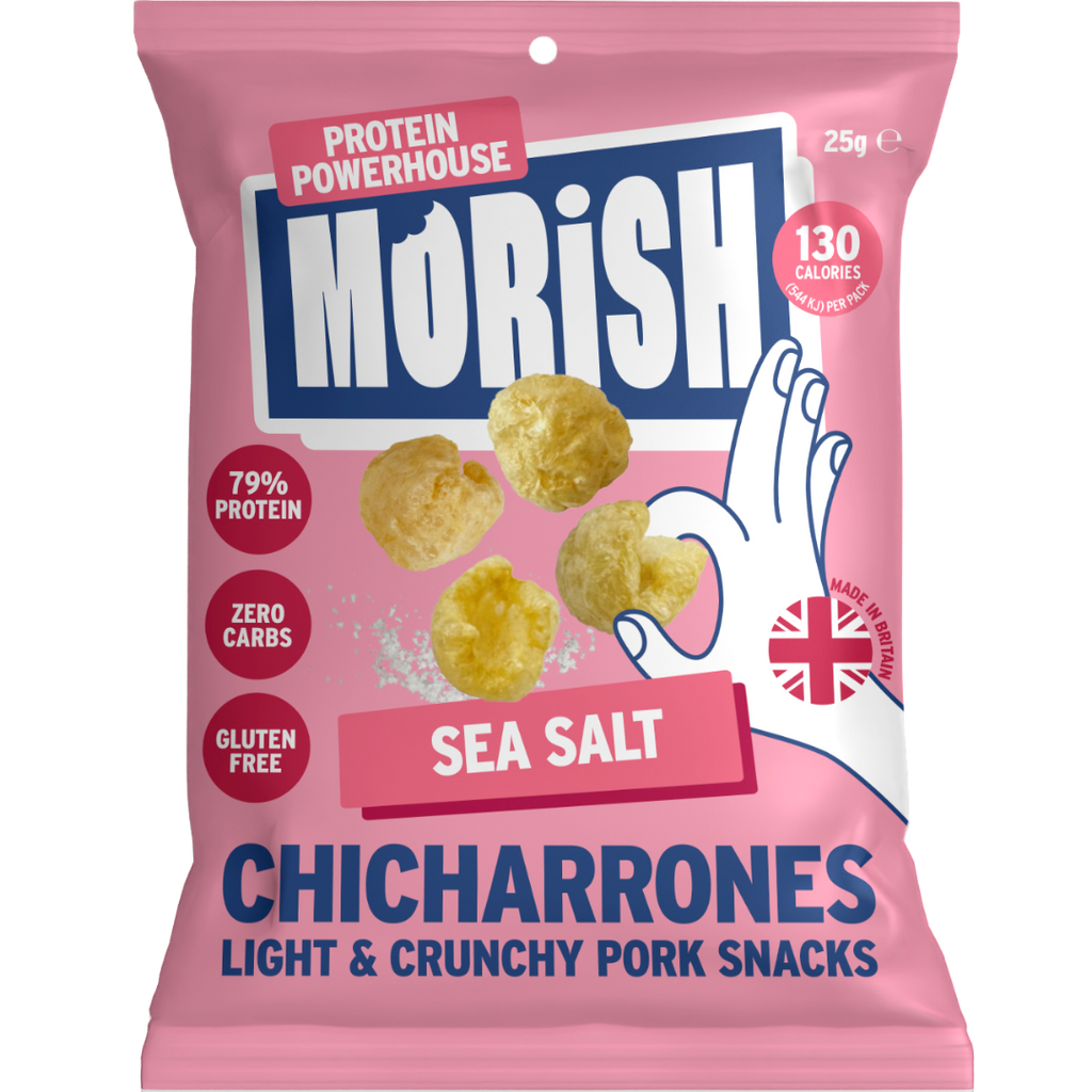 Pack of MORiSH Pork Chicharrónes Sea Salt