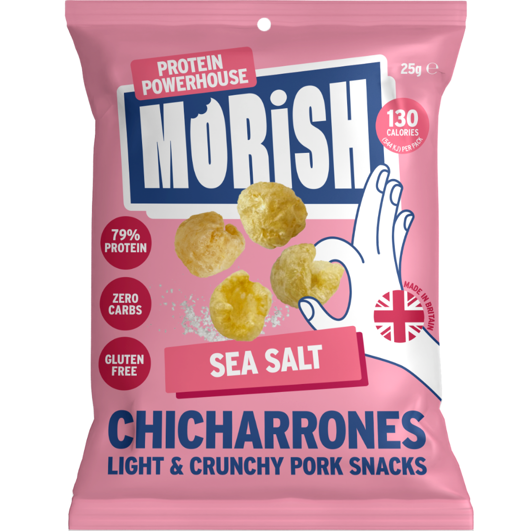Pack of MORiSH Pork Chicharrónes Sea Salt