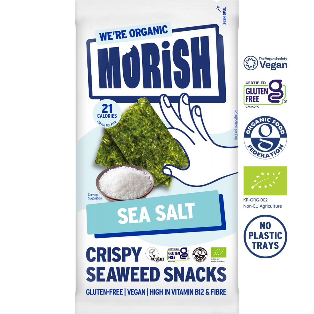 Pack of MORiSH Organic Sea Salt Seaweed Snacks