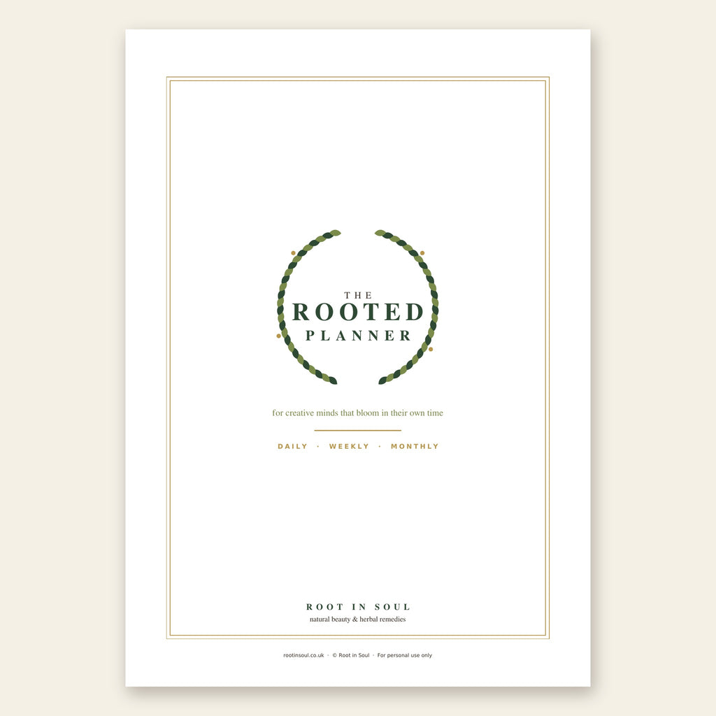 The Rooted Planner – Free Printable