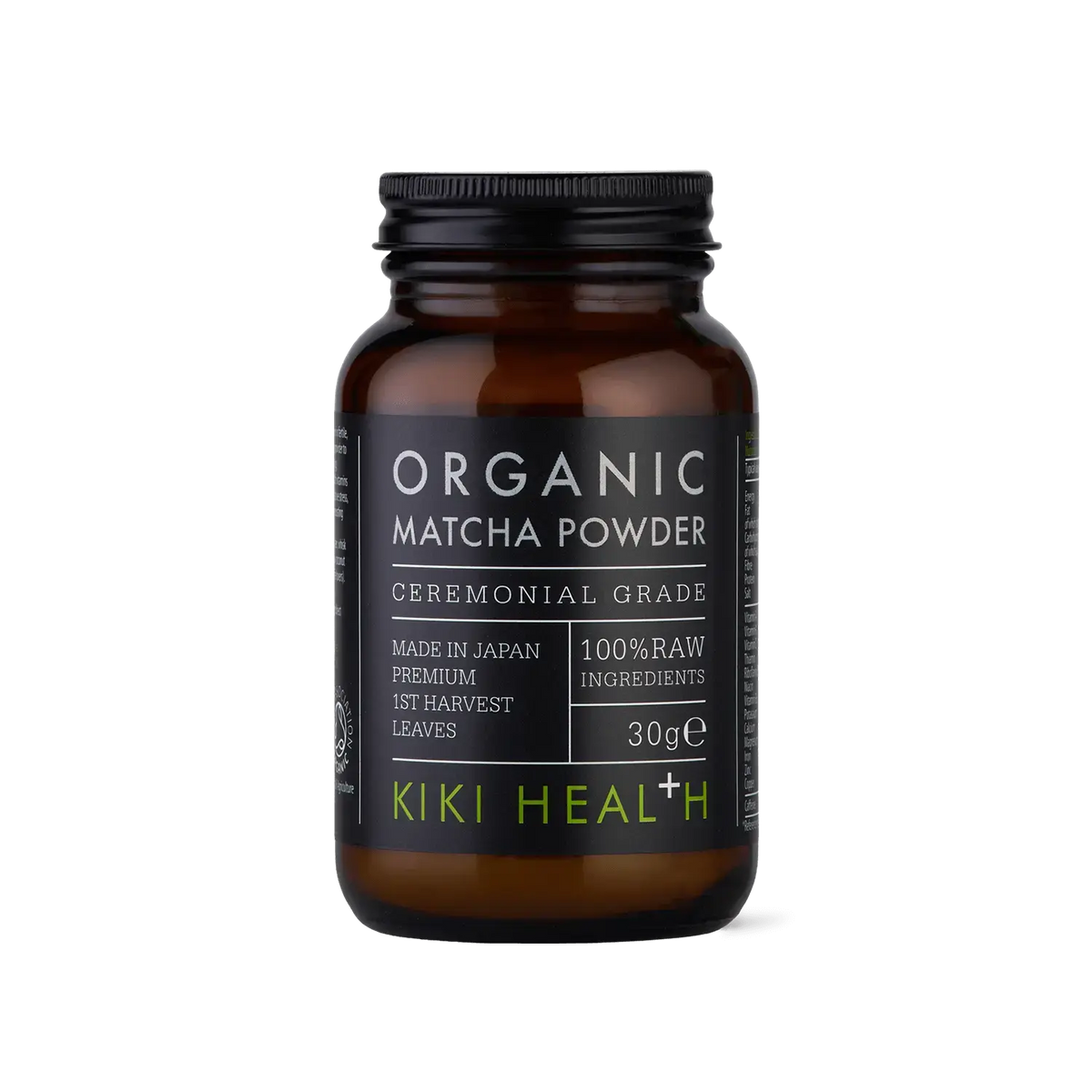 KIKI Health Organic Ceremonial Matcha Powder 30g